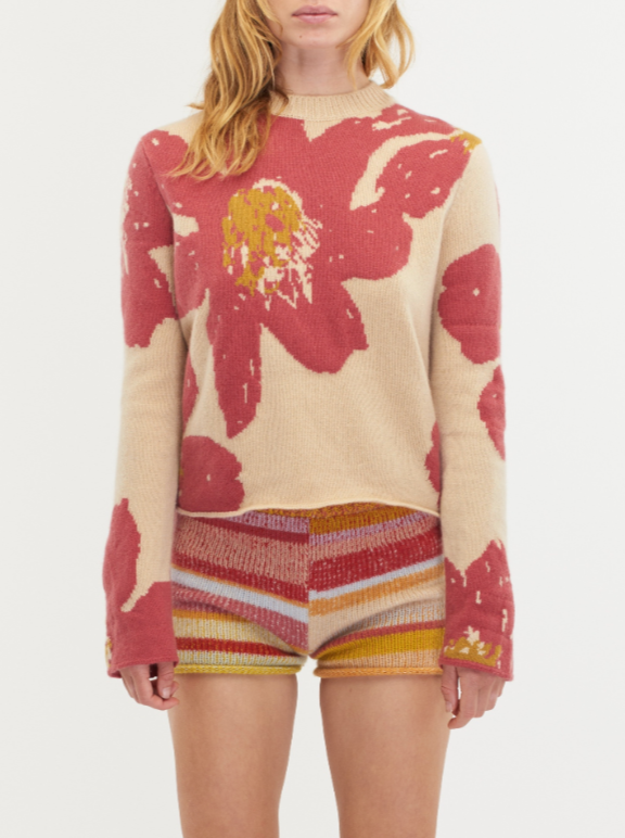 Womens Crew - Floating Florals