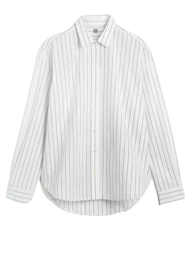 Signature Cotton Shirt - White/Black