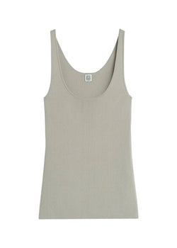 Compact Knit Tank - Dove