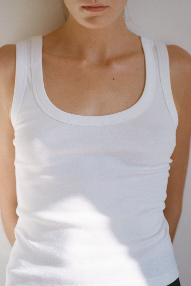 Hillie Tank - White