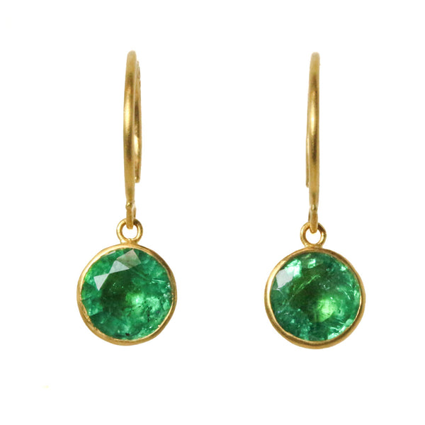 Bindi Hook Earrings - Emerald