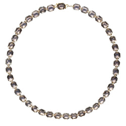 Smokey Quartz Spring Necklace - 21"