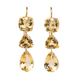 Jemima Earrings - Citrine