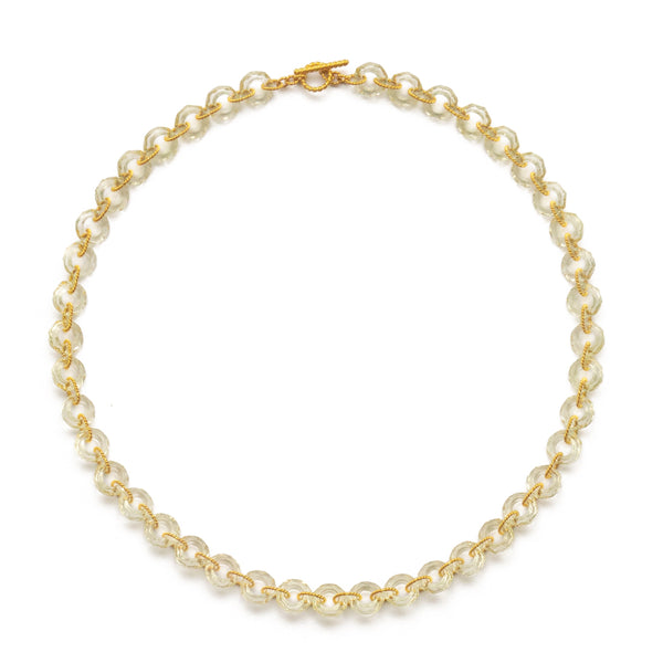 Precious Link Necklace - Lemon Quartz