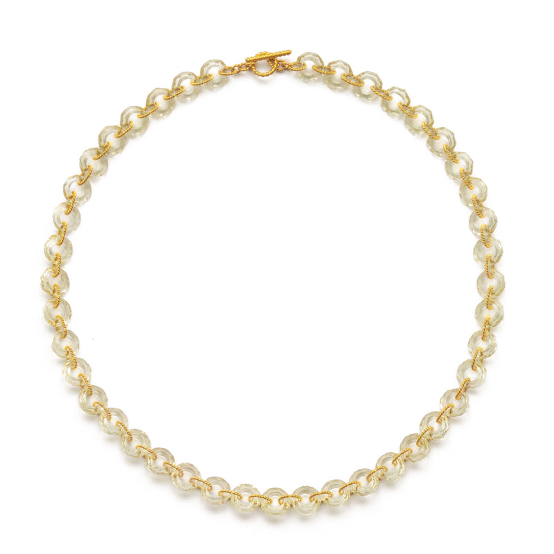 Precious Link Necklace - Lemon Quartz