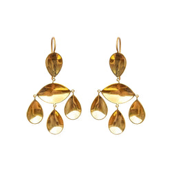 Small Marquise D'Estrees Mirror Earrings