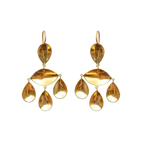 Small Marquise D'Estrees Mirror Earrings