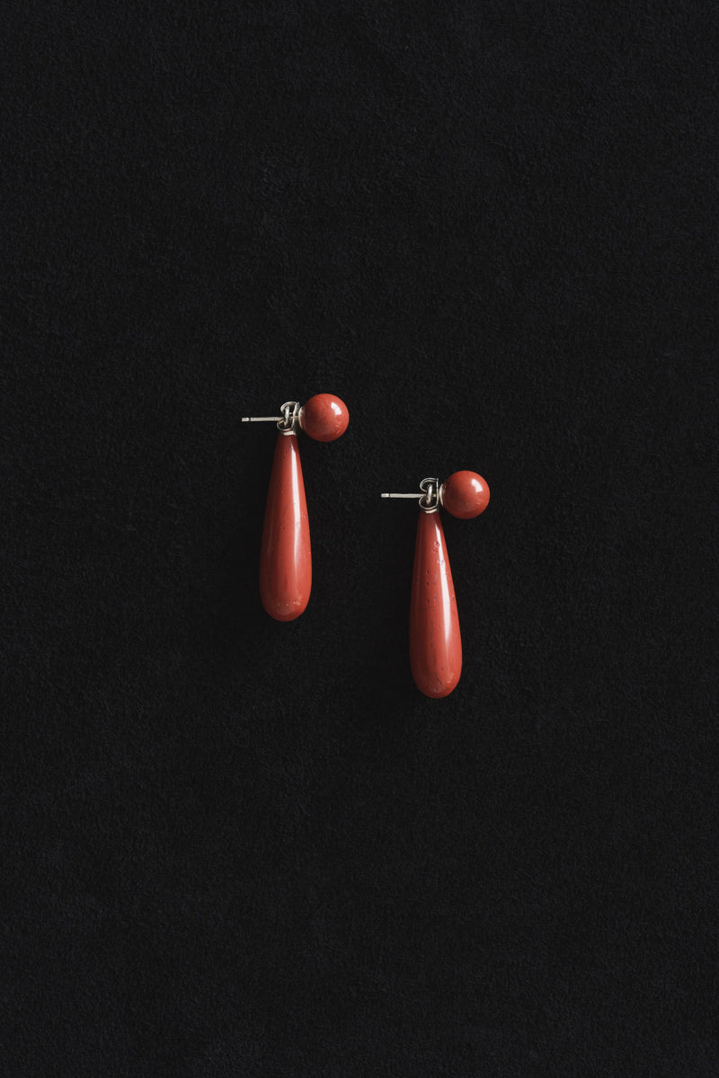 Small Angelika Earrings - Jasper