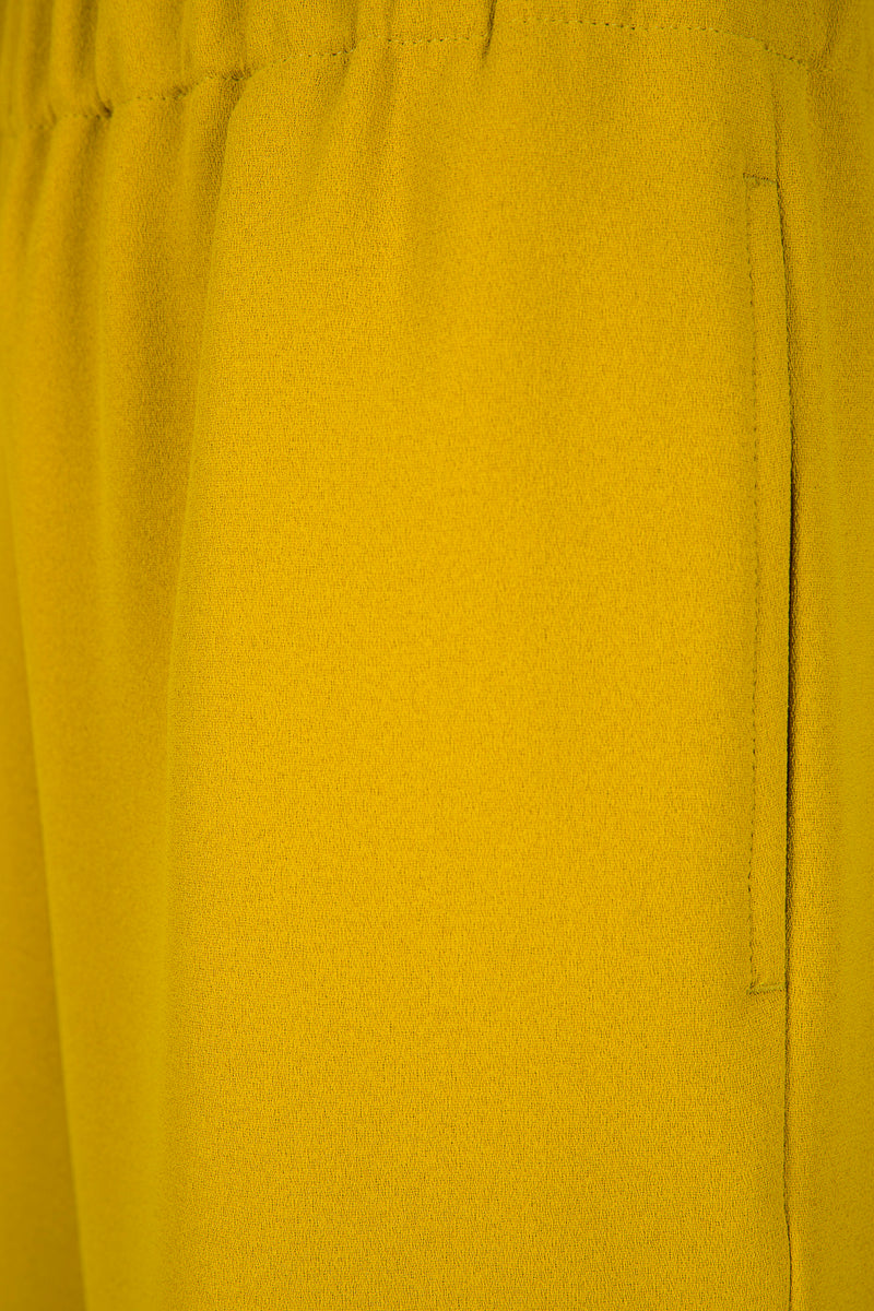 Crepe Piker Pant - Mustard