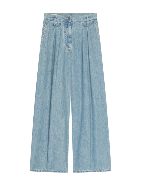 Pamplona Denim Pants - Ice Blue