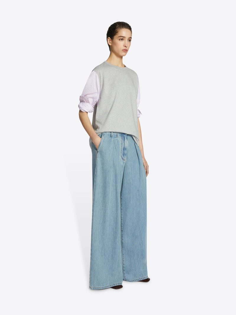 Pamplona Denim Pants - Ice Blue