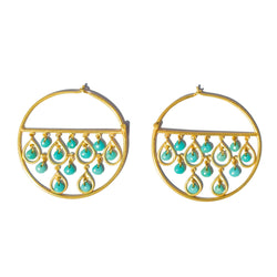 Small 1001 Nights Earrings - Turquoise