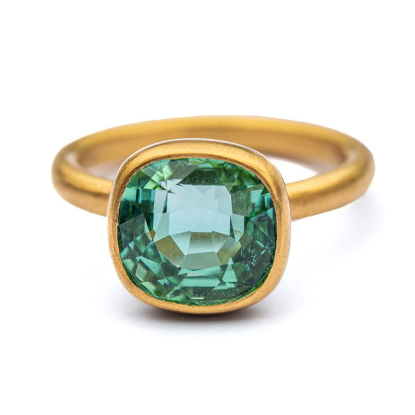 Princess Ring - Mint Green Tourmaline