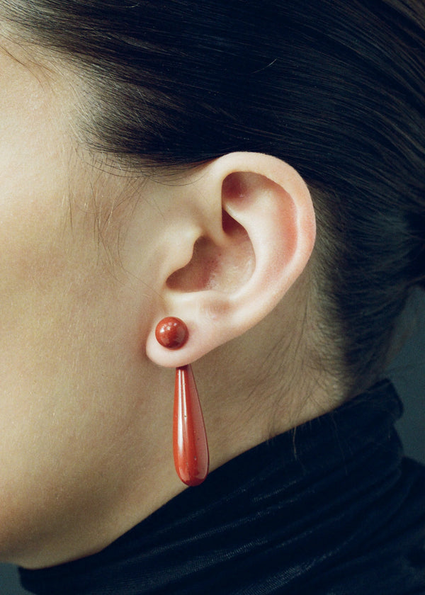 Small Angelika Earrings - Jasper