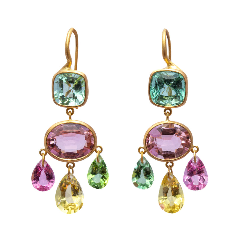 Multicolored Gabrielle D'Estree Earrings