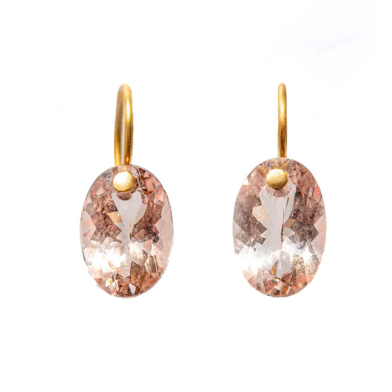 Brilliant Earrings - Morganite