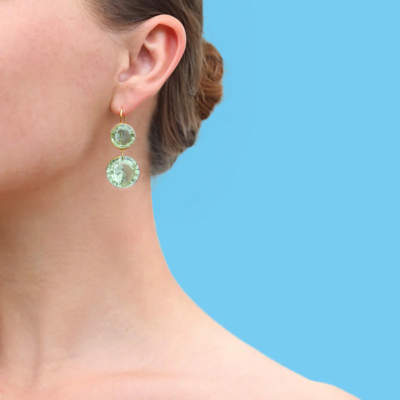 XL Incandescence Earrings - Lemon Quartz