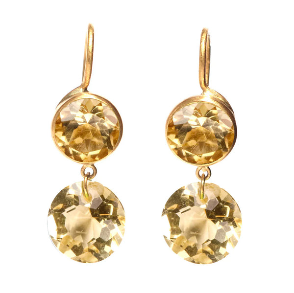 XS Incandescence Earrings - Citrine