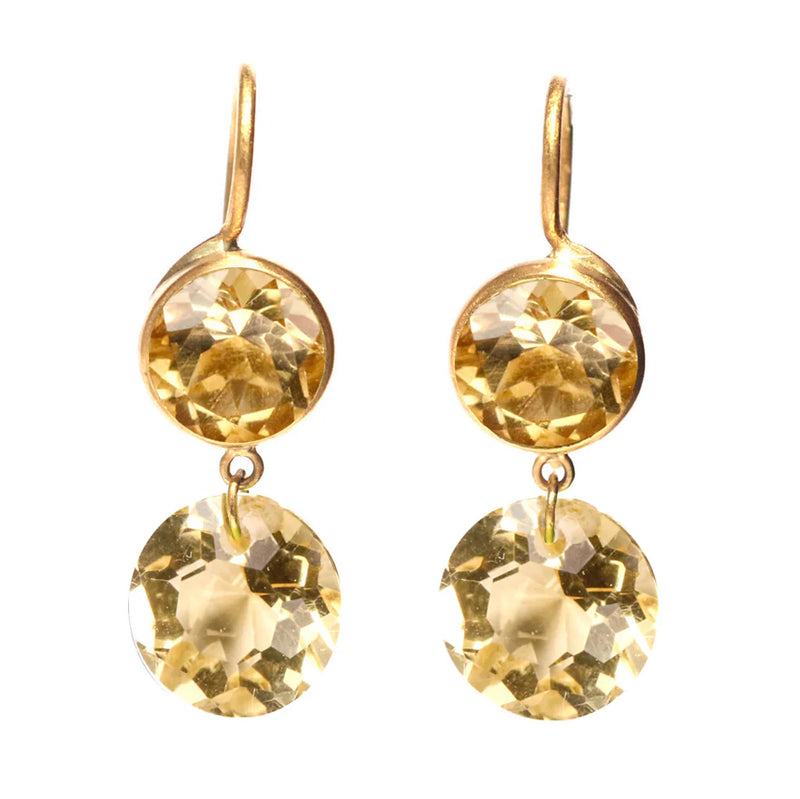 XS Incandescence Earrings - Citrine