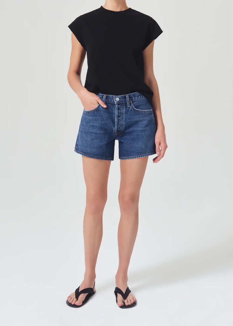 Bryce Cap Sleeve Tee - Black