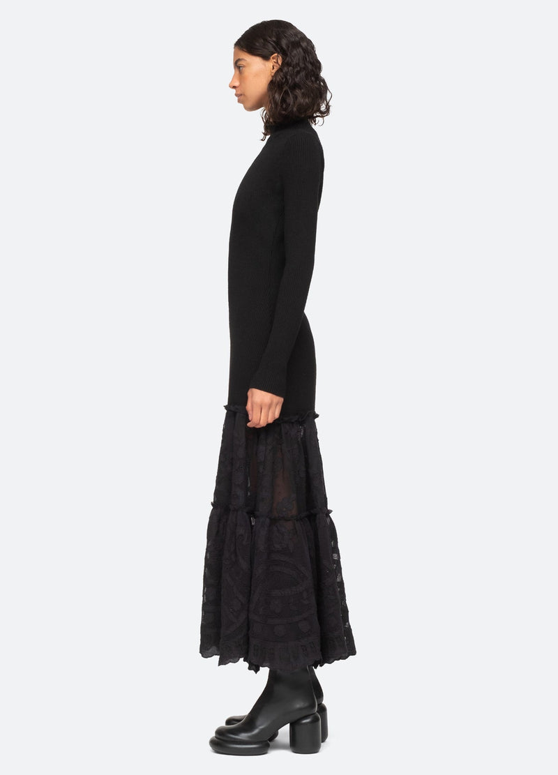 Joelle Long Sleeve Dress - Black