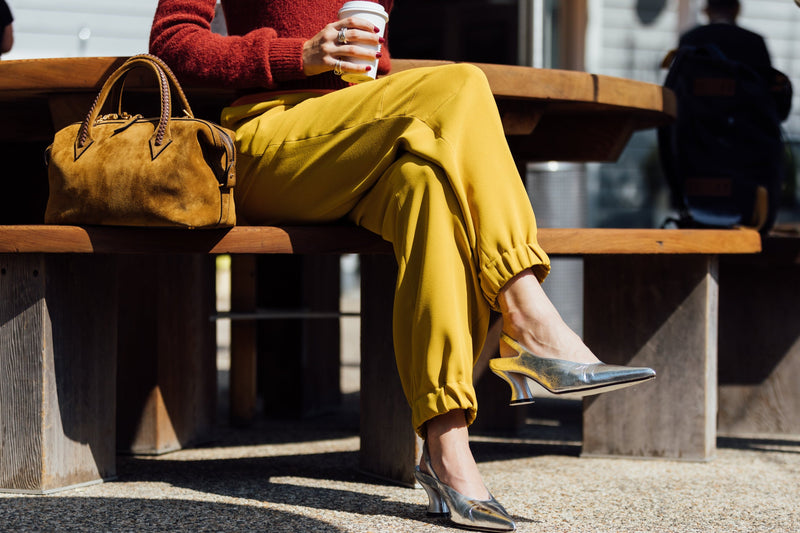 Crepe Piker Pant - Mustard