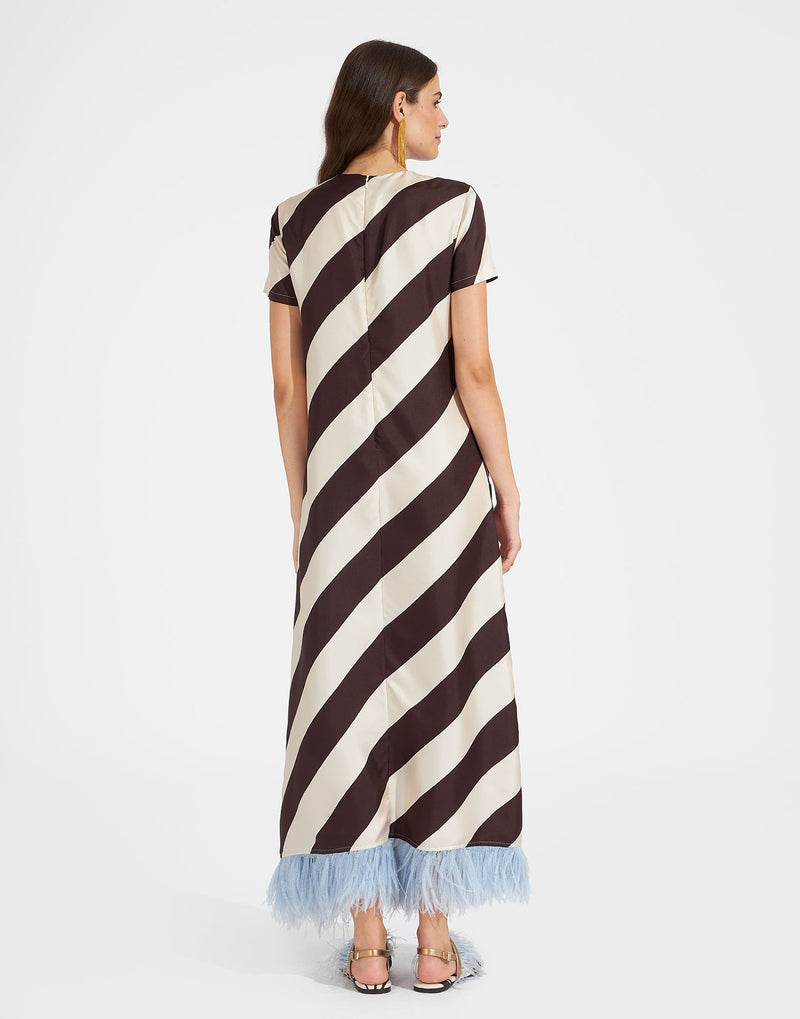 Feather Swing Dress - Veneziana