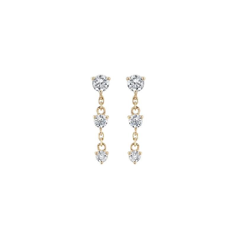 Diamond Cascade Earrings