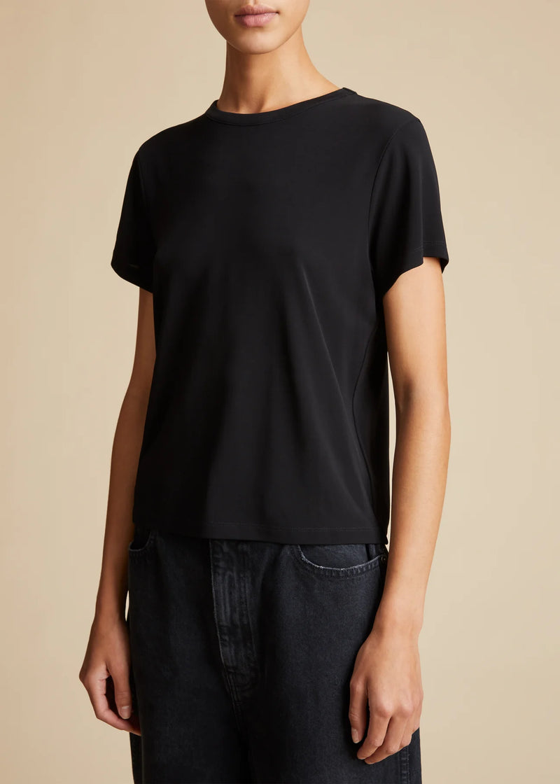 Emmylou T-Shirt - Black Jersey