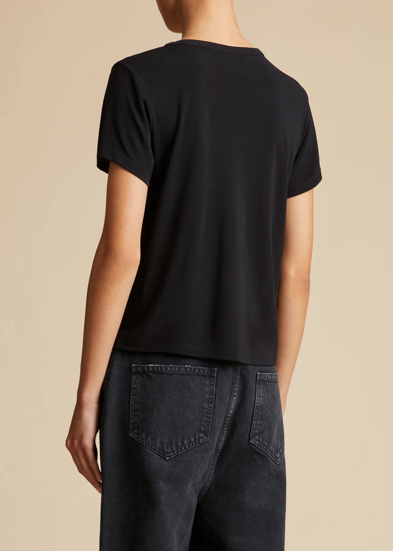 Emmylou T-Shirt - Black Jersey
