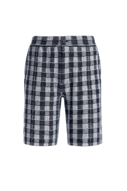 Gingham Bermuda Shorts - Midnight Combo