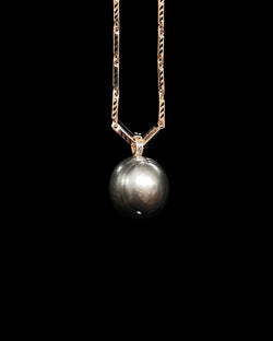 Classic Grey Pearl Pendant