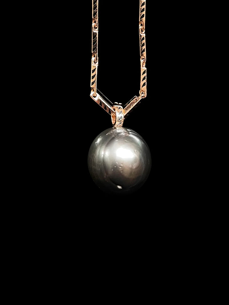 Classic Grey Pearl Pendant