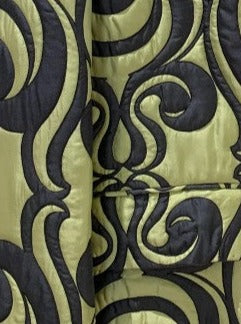 Embroidered Silk Vonda Jacket - Khaki