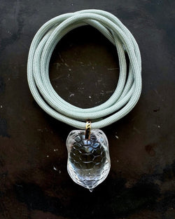 Carved Crystal Turtle Pendant