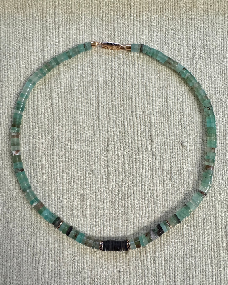 Classic Puka Necklace - Aquaprase