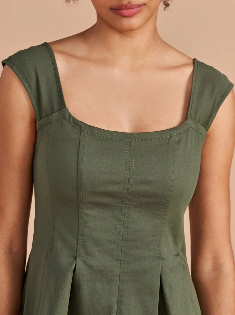 Ivy Dress - Army