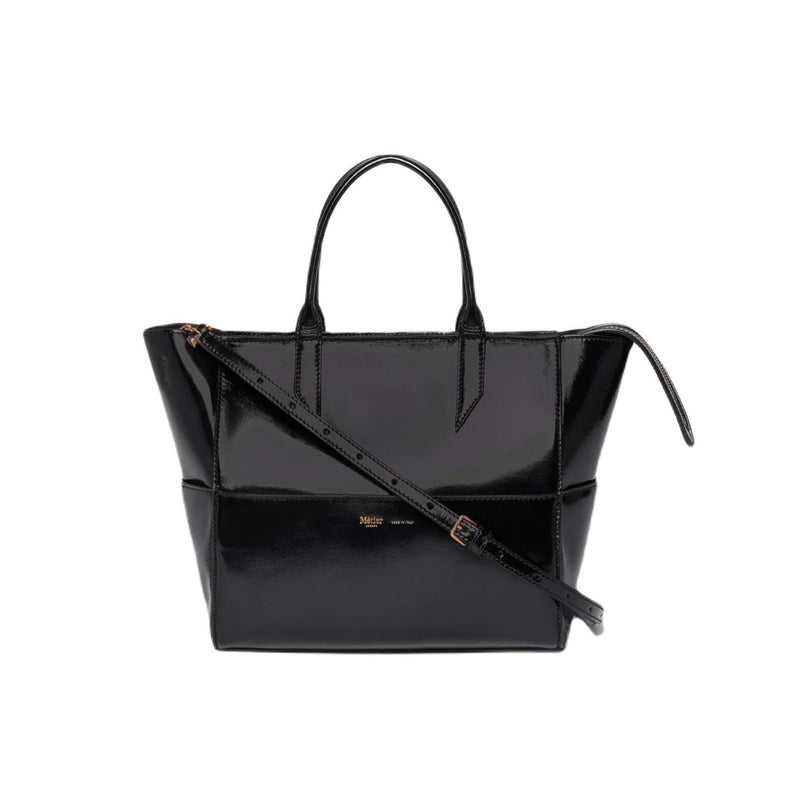 Incognito Crossbody - Black Glossy Calfskin