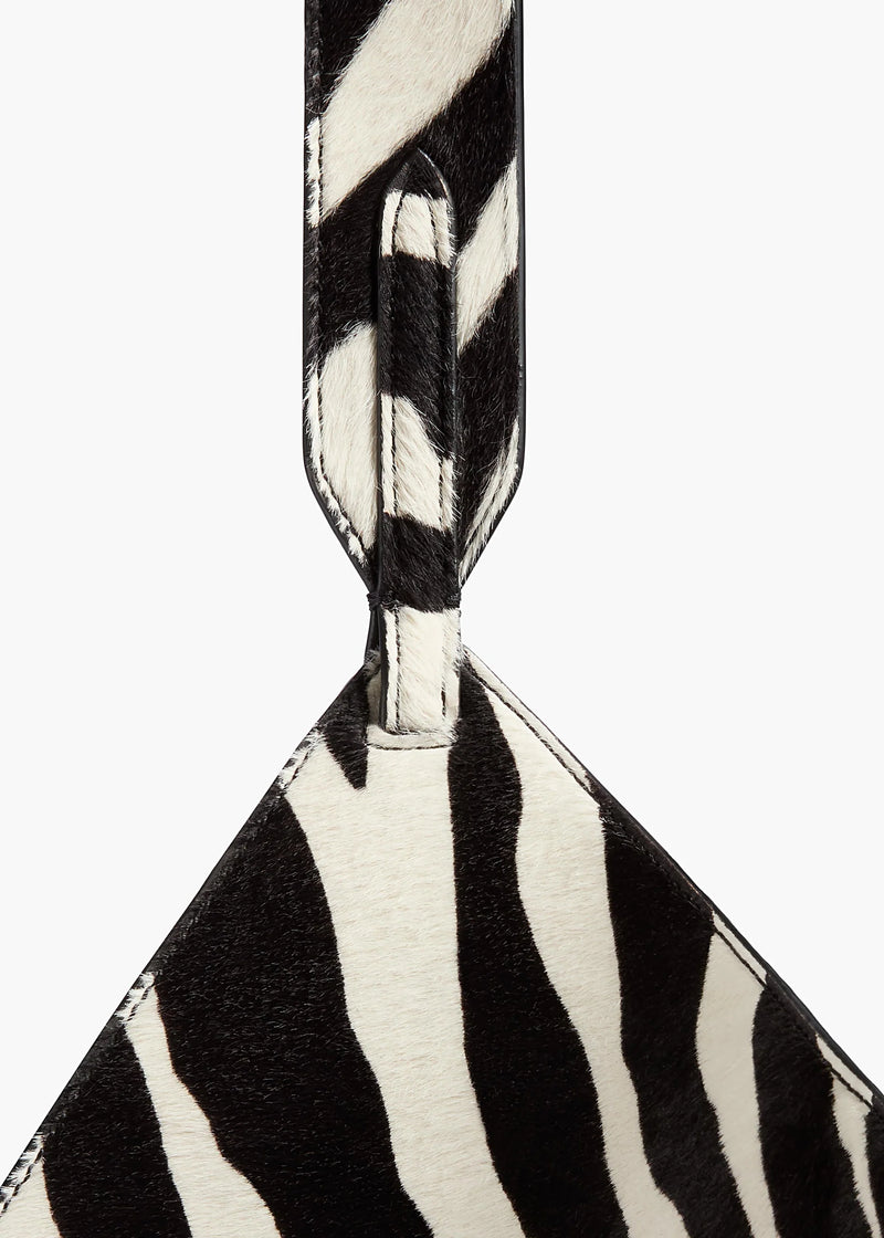PRE-ORDER | Lotus Mini Tote - Zebra Haircalf