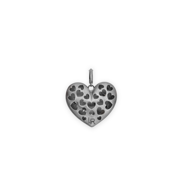 Paulette Baby Heart Pendant - White Gold