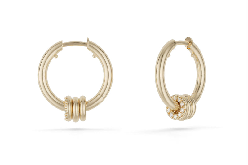 Nevine YG Pave Hoops