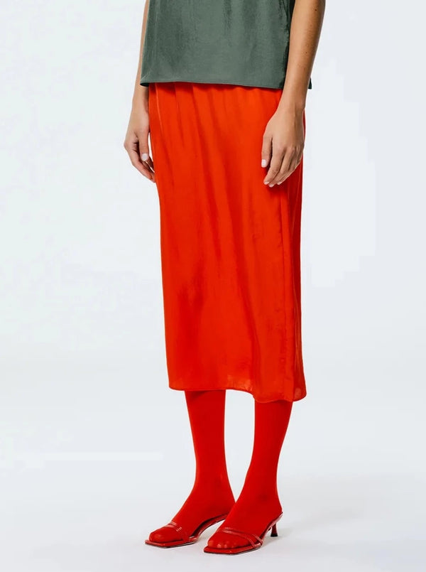 The Slip Skirt - Red