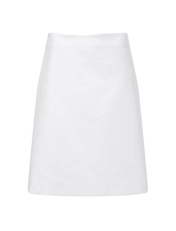 Adele Skirt In Eco Cotton Twill - Eggshell