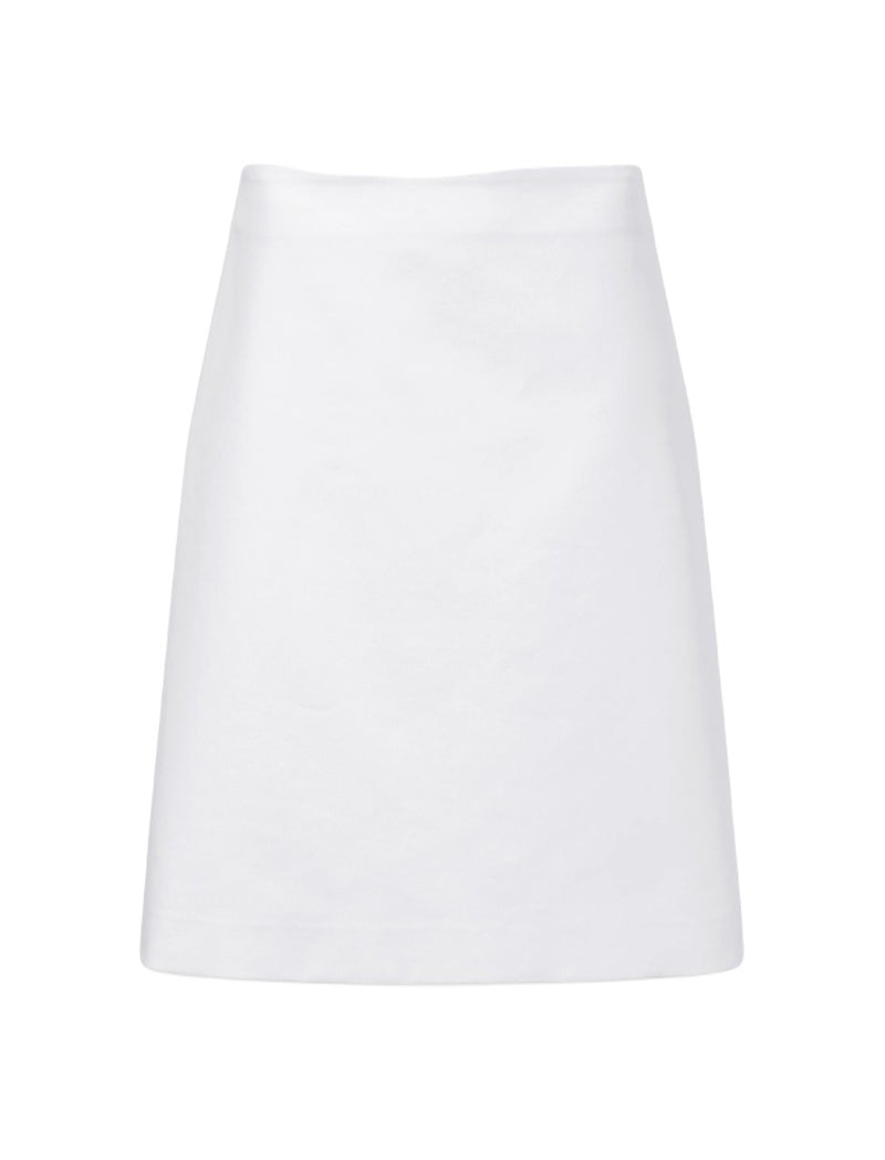 Adele Skirt In Eco Cotton Twill - Eggshell