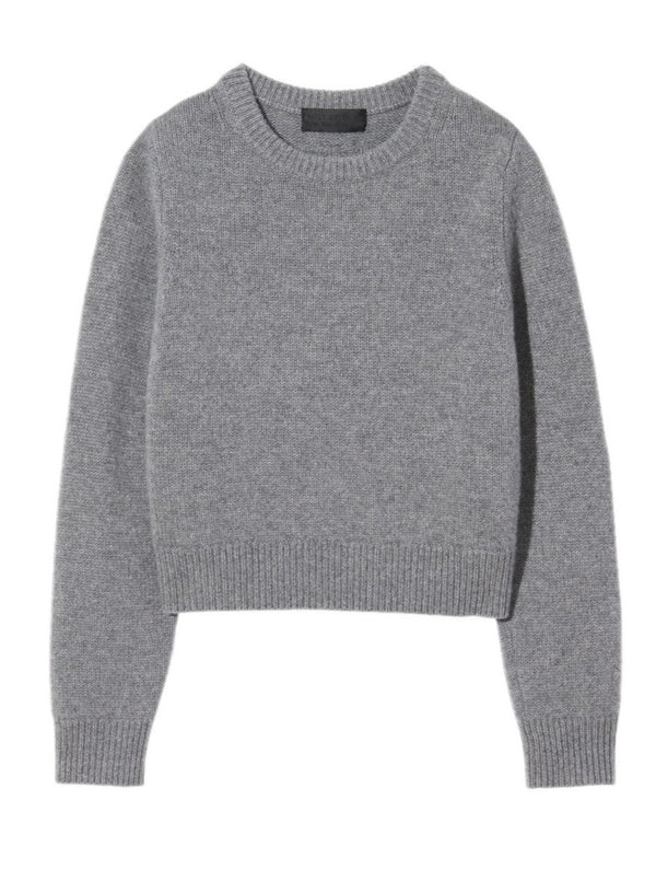 Poppy Sweater - Medium Grey Melange