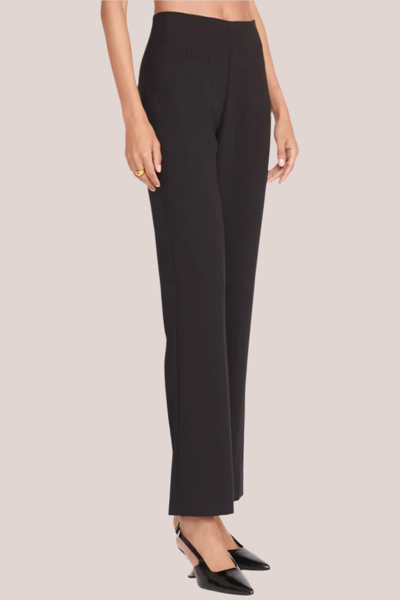 Caleb Straight Leg Pants - Black