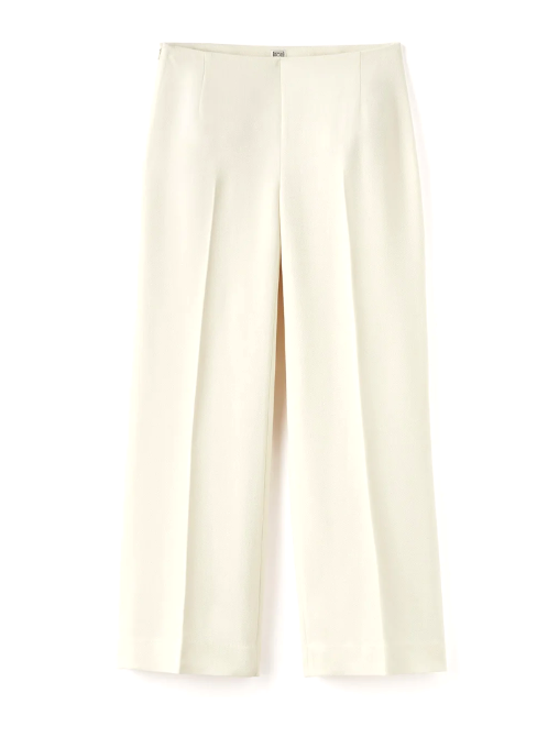 Clean Wide Trousers - Macadamia