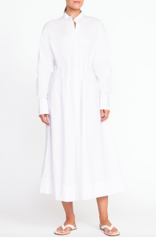 Midi Lorenza Dress- White