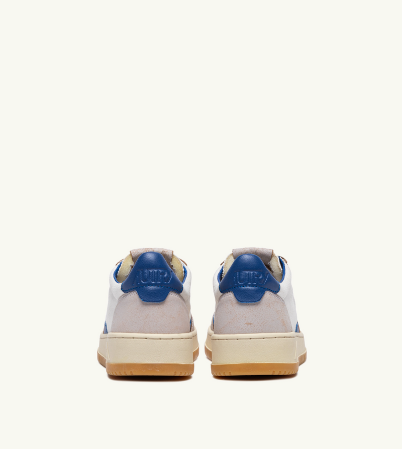 Medalist Low Womens - Canvas/Sand White/Blue