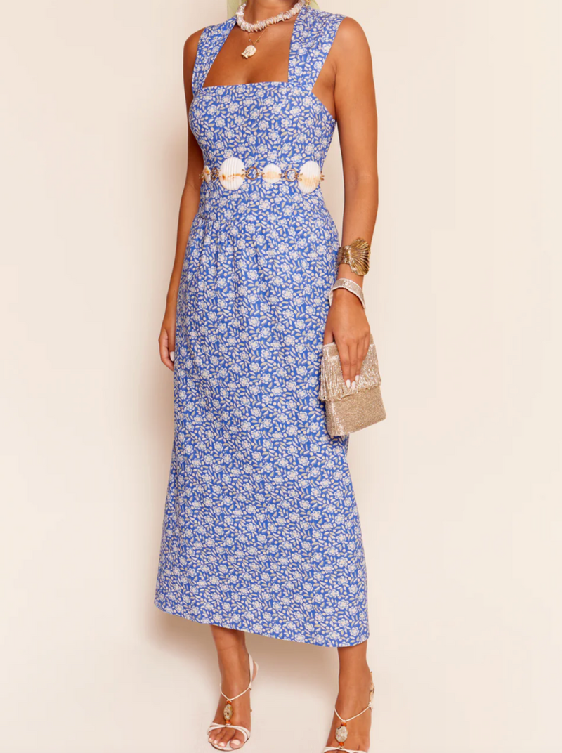 Lillianne Dress - Carnation Blue